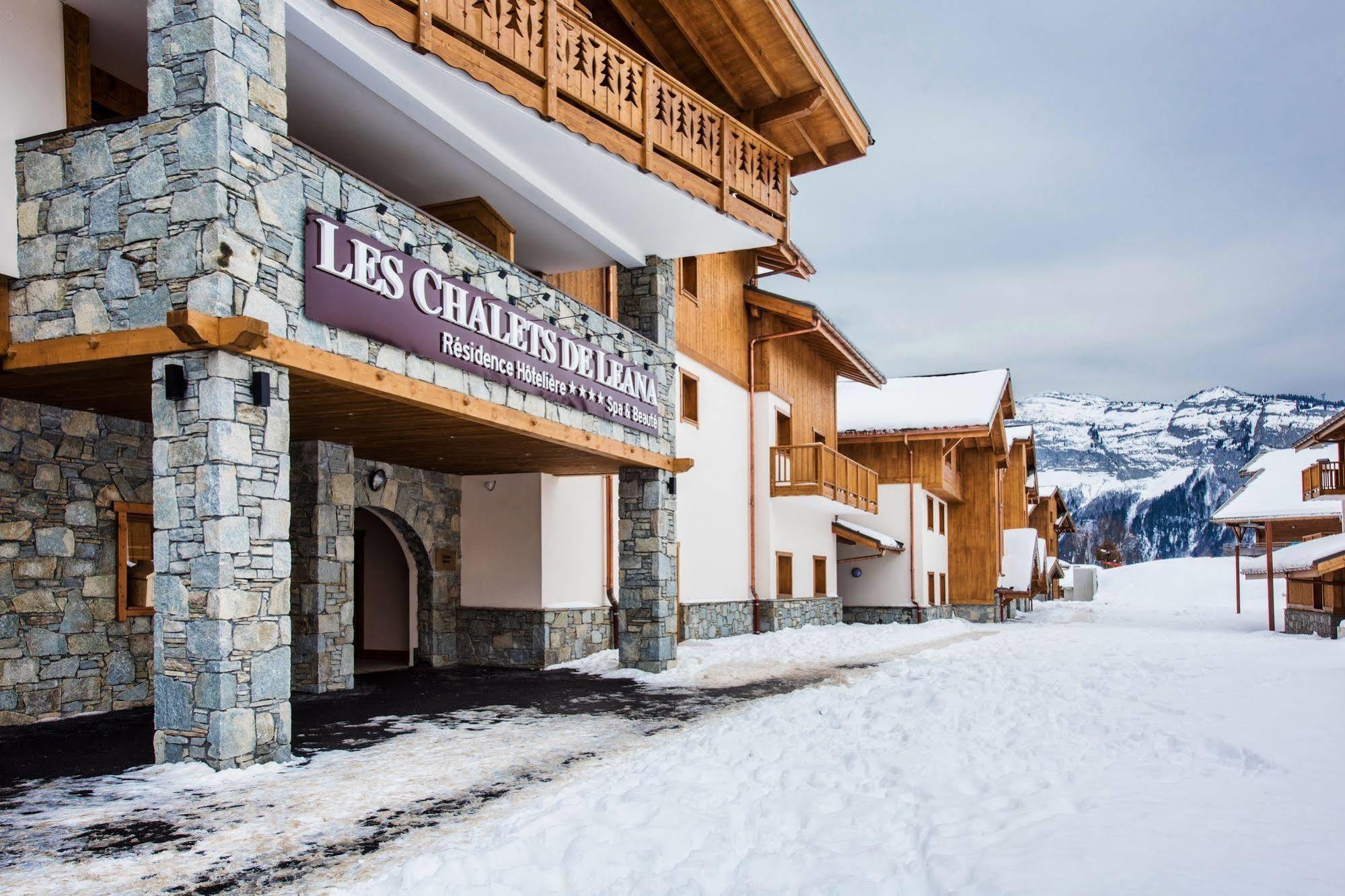 Cgh Residences And Spa Les Chalets De Leana Les Carroz-d'Araches Exterior foto